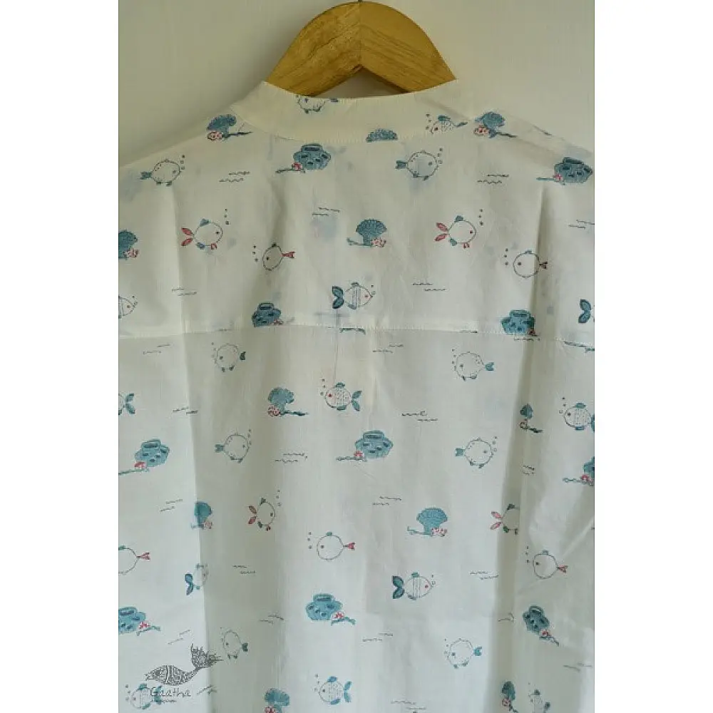 Sing of Spring ✯ Sanganeri ✯ Cotton Full Shirt ✯ 3