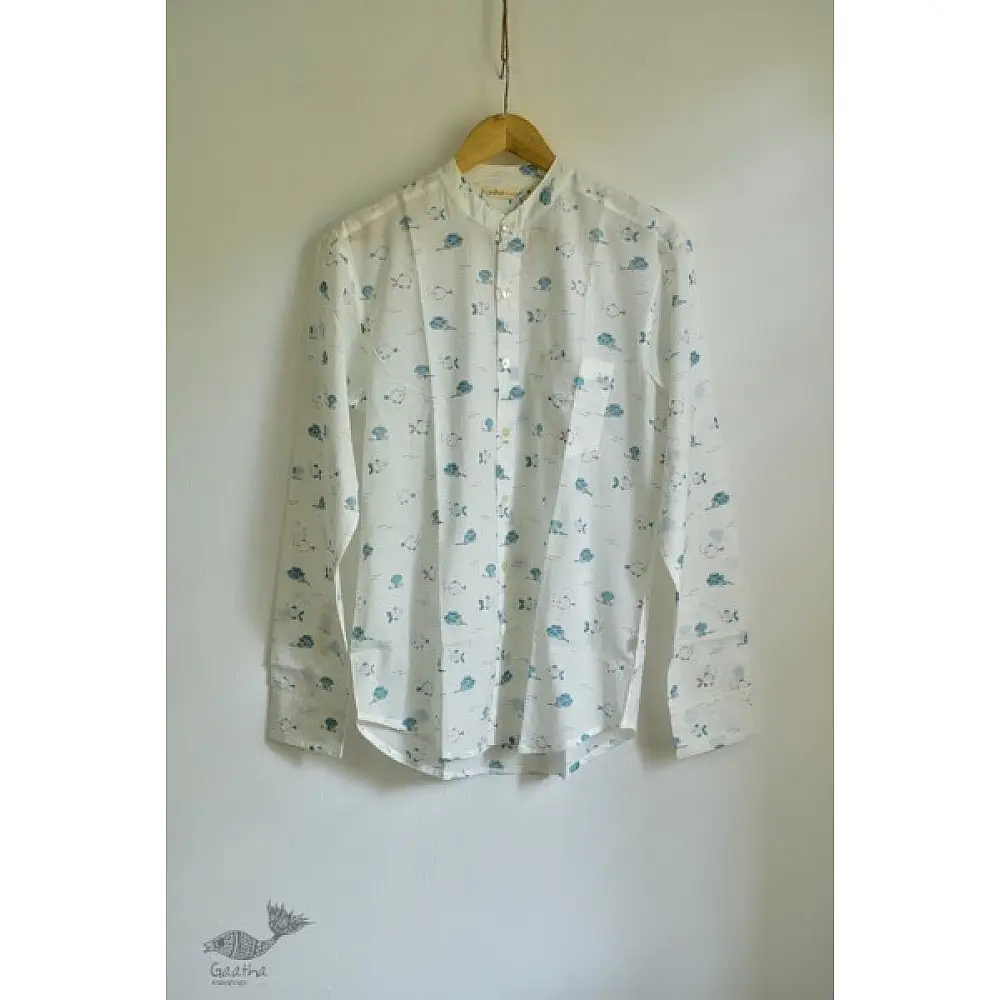 Sing of Spring ✯ Sanganeri ✯ Cotton Full Shirt ✯ 3