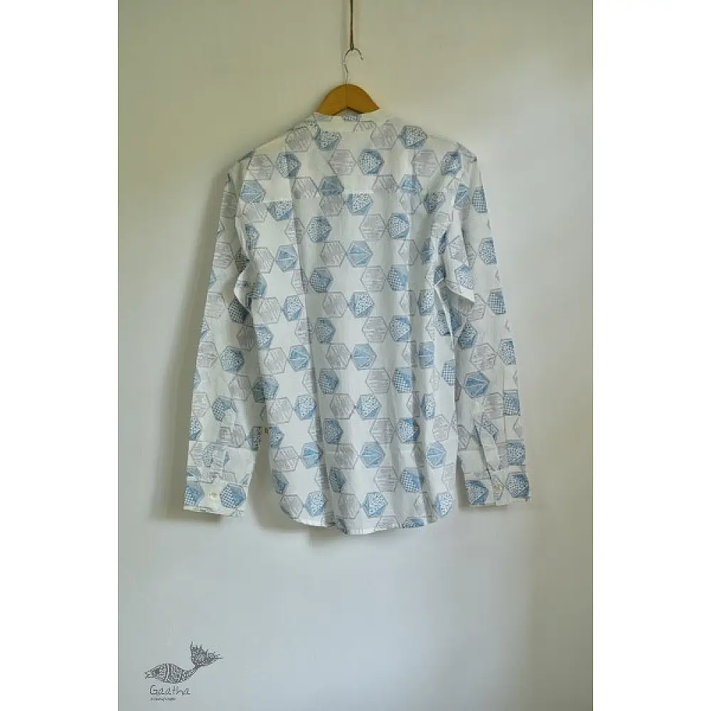 Sing of Spring ✯ Sanganeri ✯ Cotton Full Shirt ✯ 4