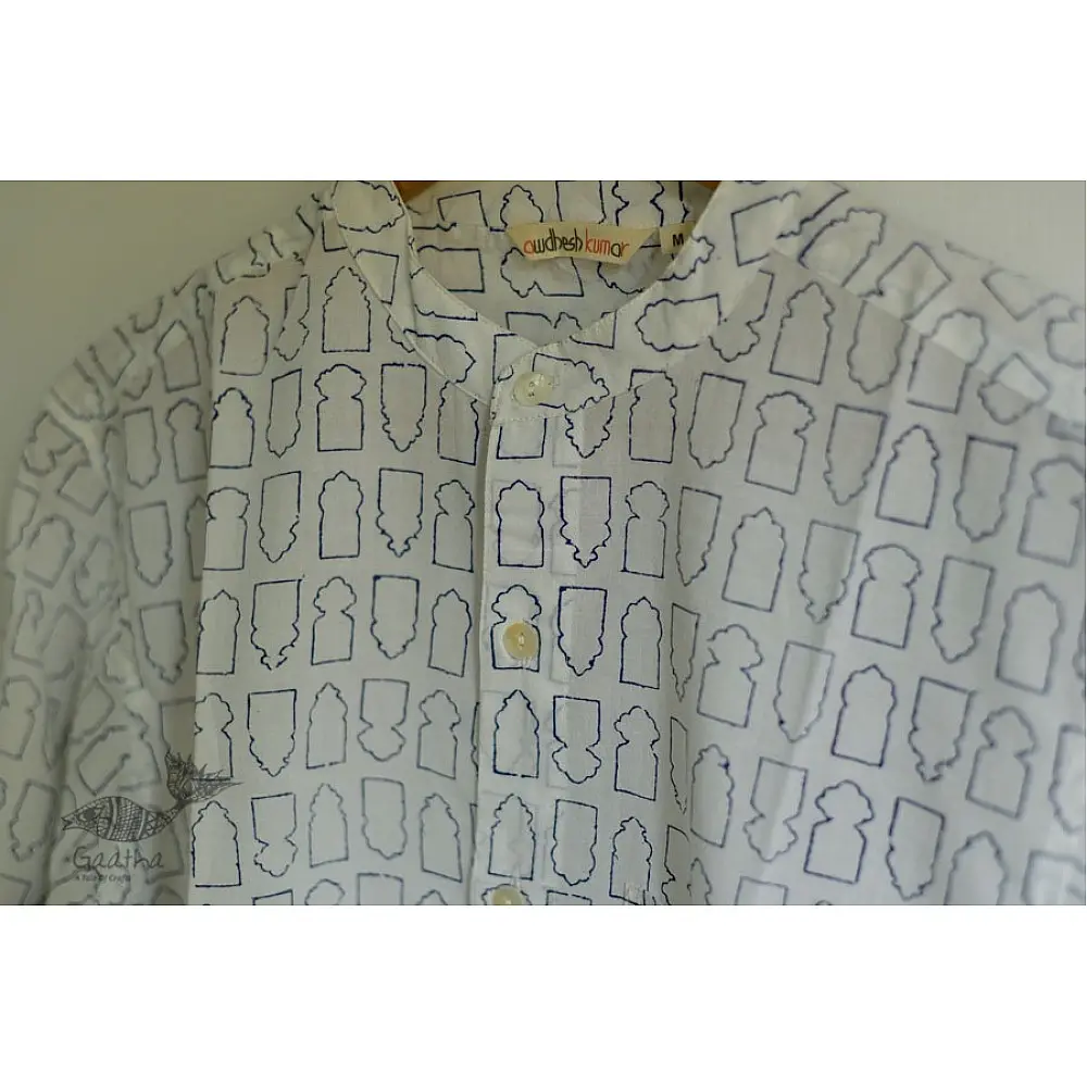 Sing of Spring ✯ Sanganeri ✯ Cotton Full Shirt ✯ 6