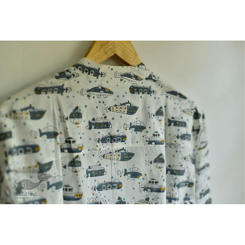 Sing of Spring ✯ Sanganeri ✯ Cotton Full Shirt ✯ 9