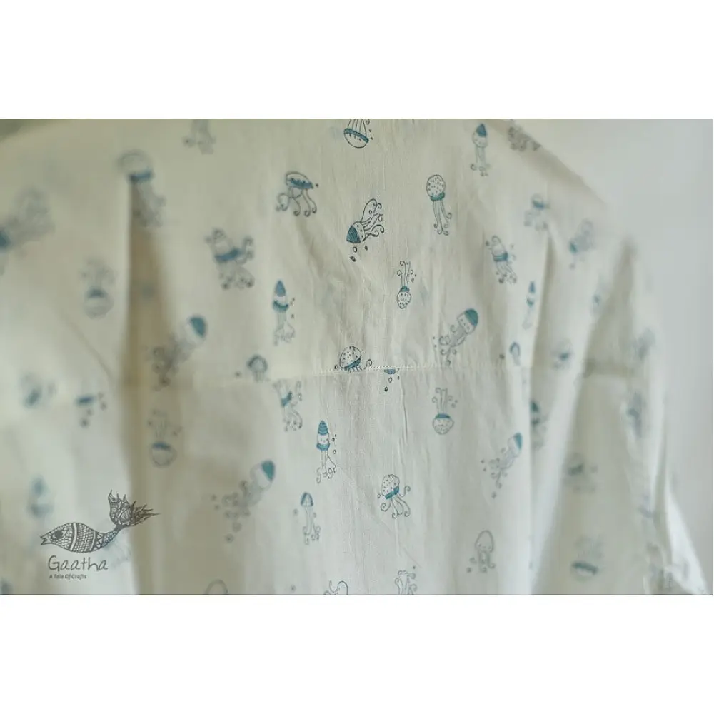 Sing of Spring ✯ Sanganeri ✯ Cotton Full Shirt ✯ 11