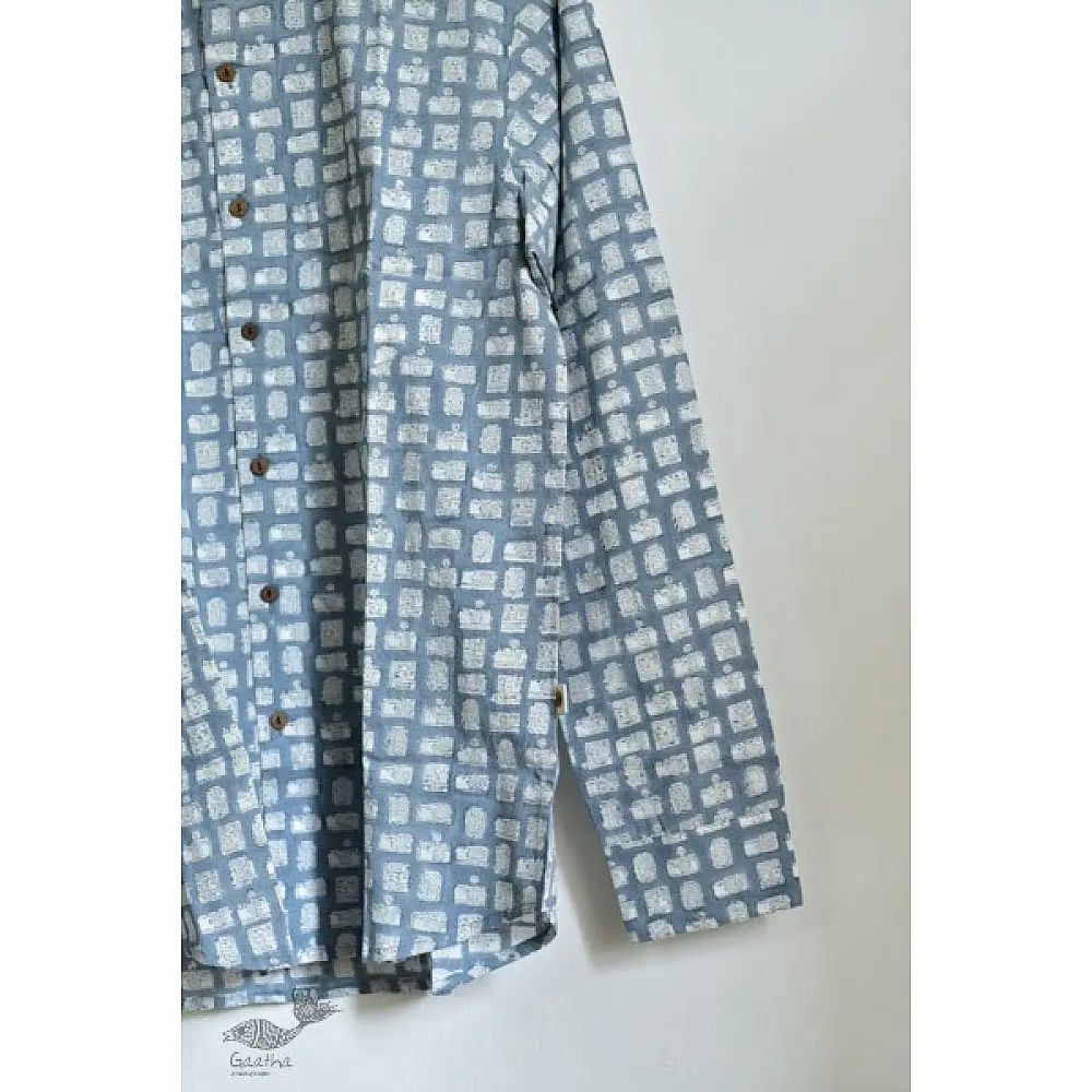 Sing of Spring ✯ Sanganeri ✯ Cotton Full Shirt ✯ 12
