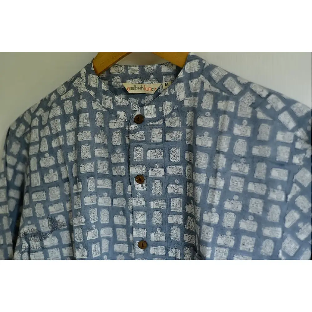 Sing of Spring ✯ Sanganeri ✯ Cotton Full Shirt ✯ 12