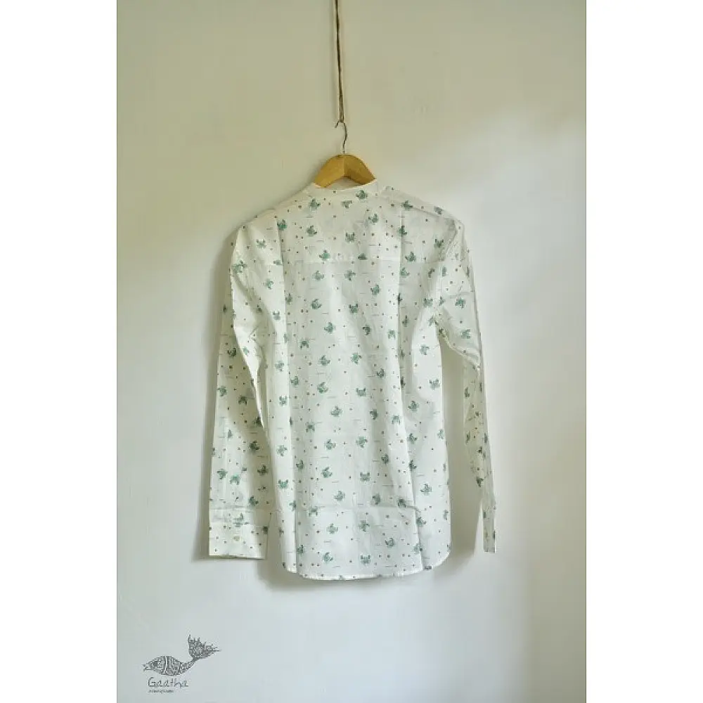 Sing of Spring ✯ Sanganeri ✯ Cotton Full Shirt ✯ 14
