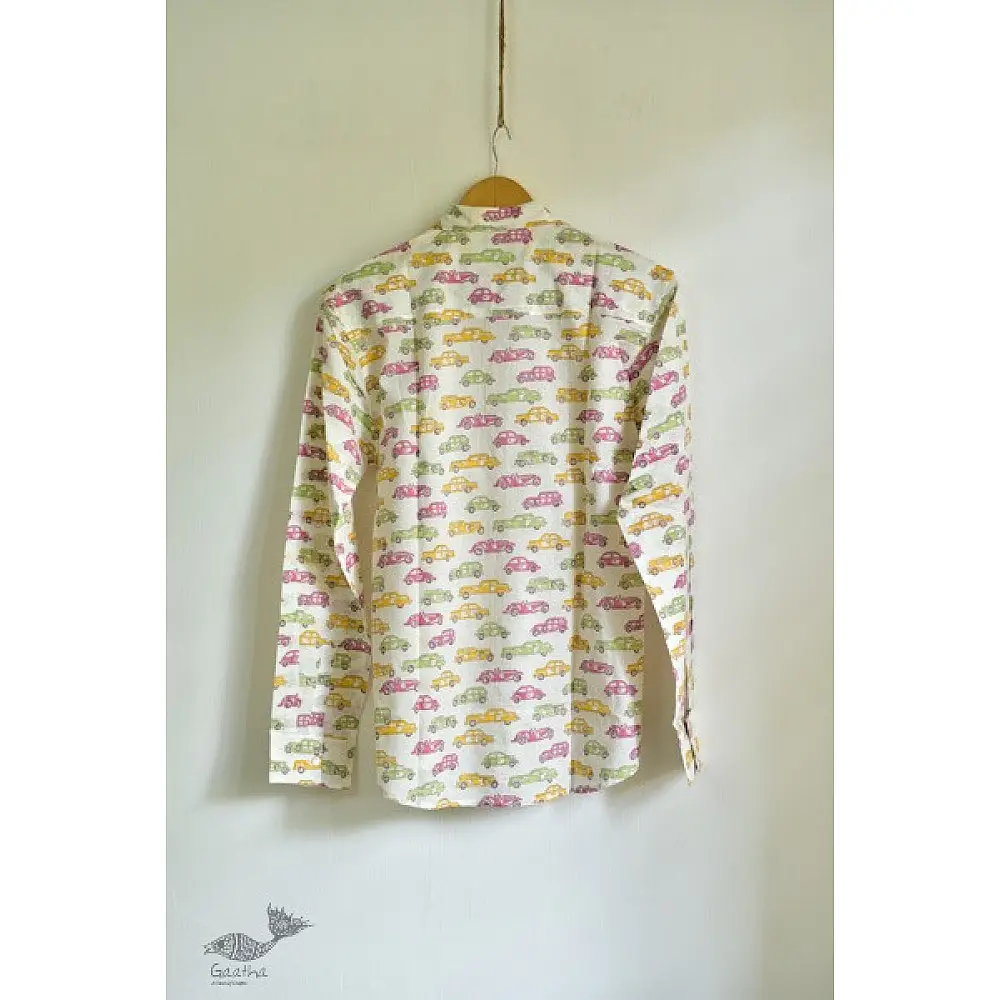 Sing of Spring ✯ Sanganeri ✯ Cotton Full Shirt ✯ 15