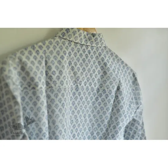 Sing of Spring ✯ Sanganeri ✯ Cotton Full Shirt ✯ 16