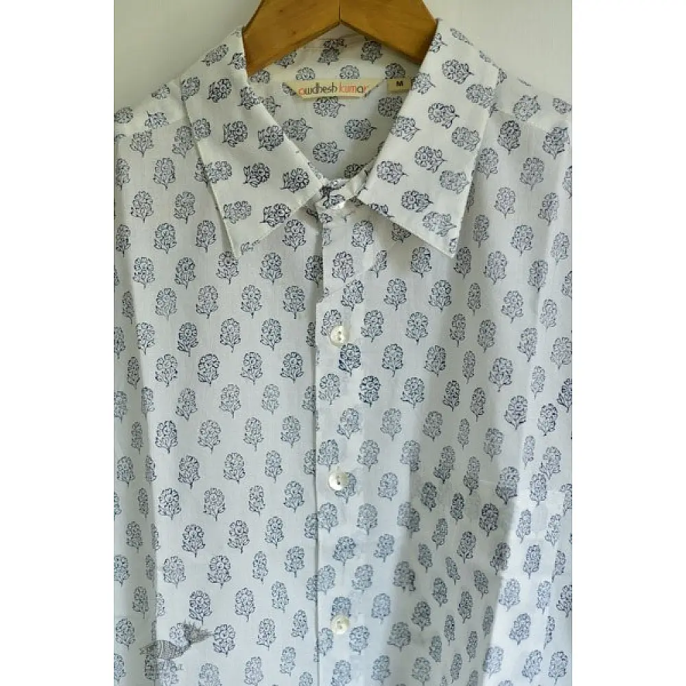 Sing of Spring ✯ Sanganeri ✯ Cotton Half Sleeve Shirt ✯ 17