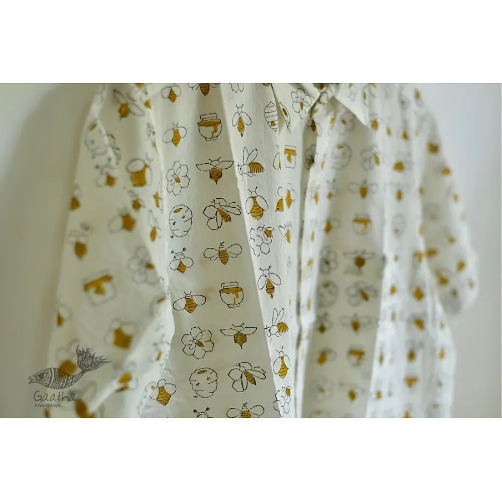Sing of Spring ✯ Sanganeri ✯ Cotton Half Sleeve Shirt ✯ 18
