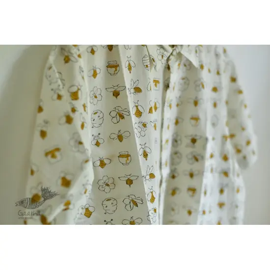 Sing of Spring ✯ Sanganeri ✯ Cotton Half Sleeve Shirt ✯ 18