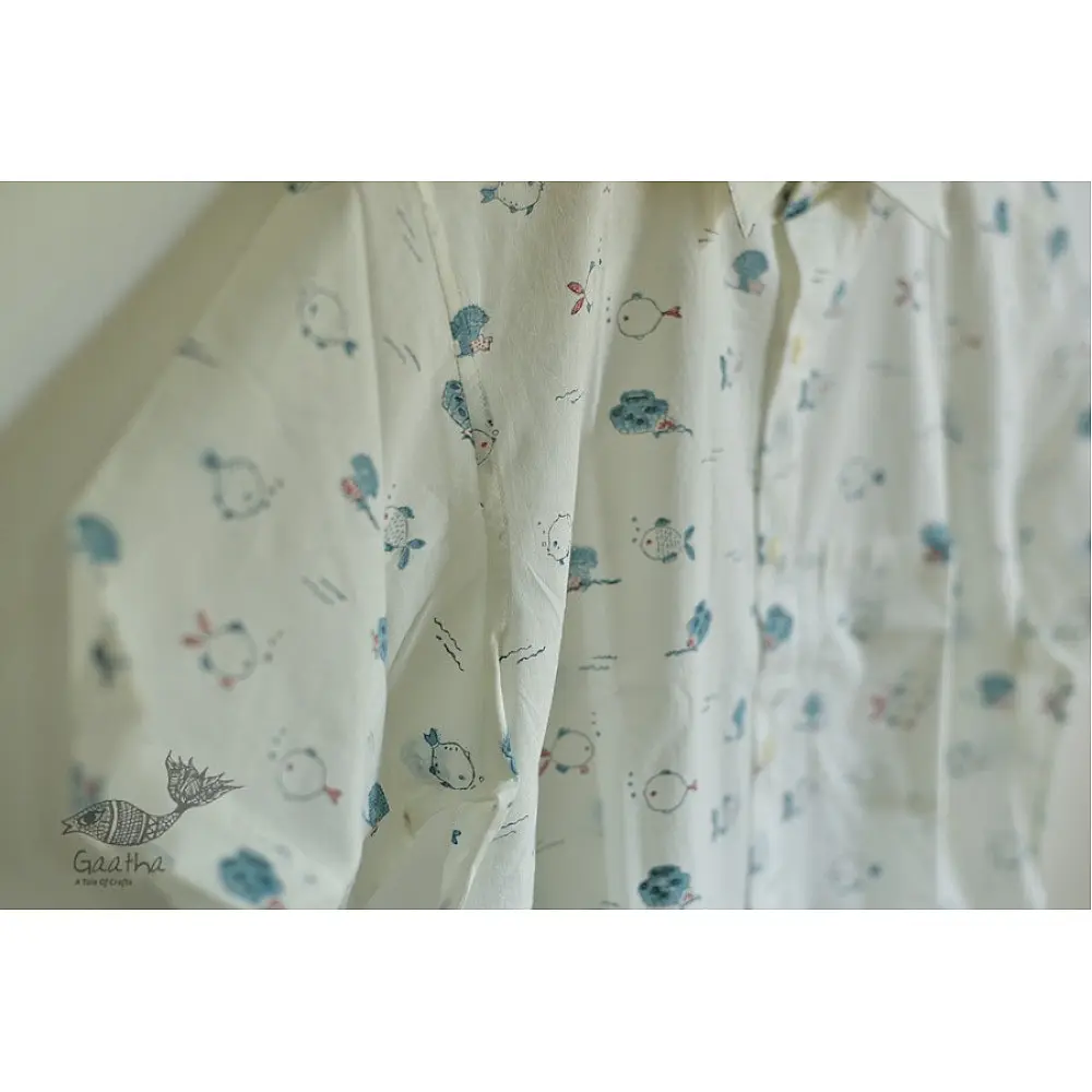 Sing of Spring ✯ Sanganeri ✯ Cotton Half Sleeve Shirt ✯ 20