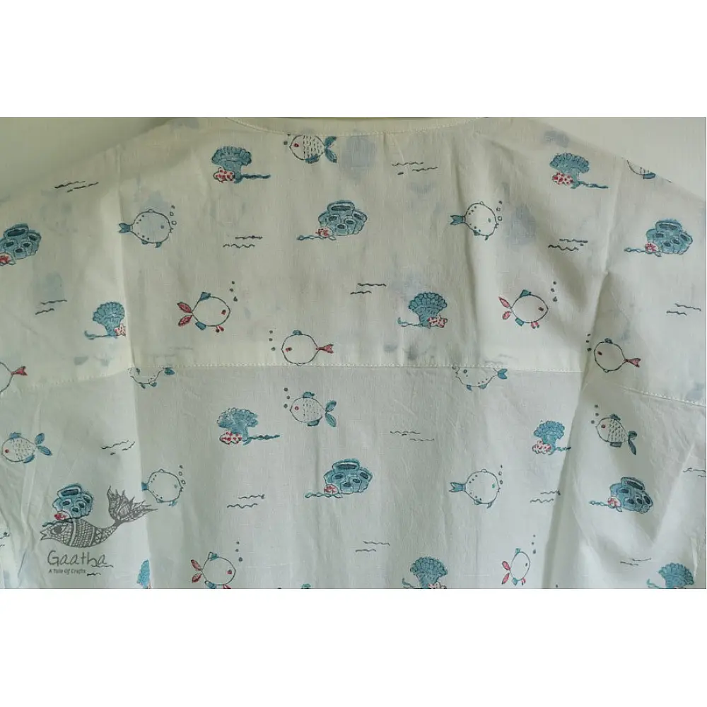 Sing of Spring ✯ Sanganeri ✯ Cotton Half Sleeve Shirt ✯ 20