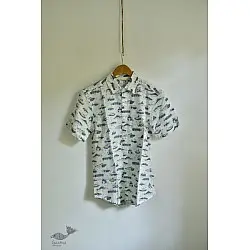 Sing of Spring ✯ Sanganeri ✯ Cotton Half Sleeve Shirt ✯ 21