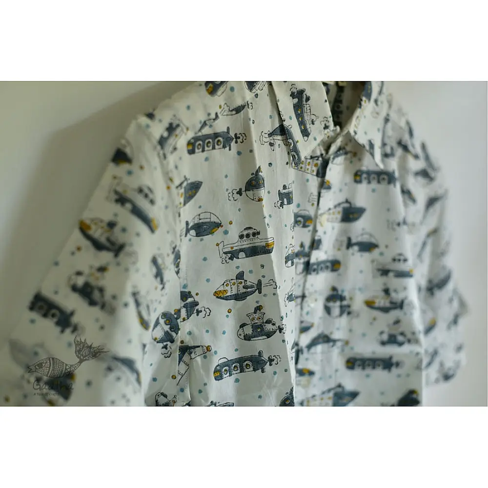 Sing of Spring ✯ Sanganeri ✯ Cotton Half Sleeve Shirt ✯ 21