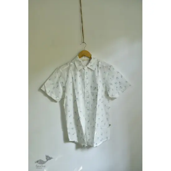 Sing of Spring ✯ Sanganeri ✯ Cotton Half Sleeve Shirt ✯ 24