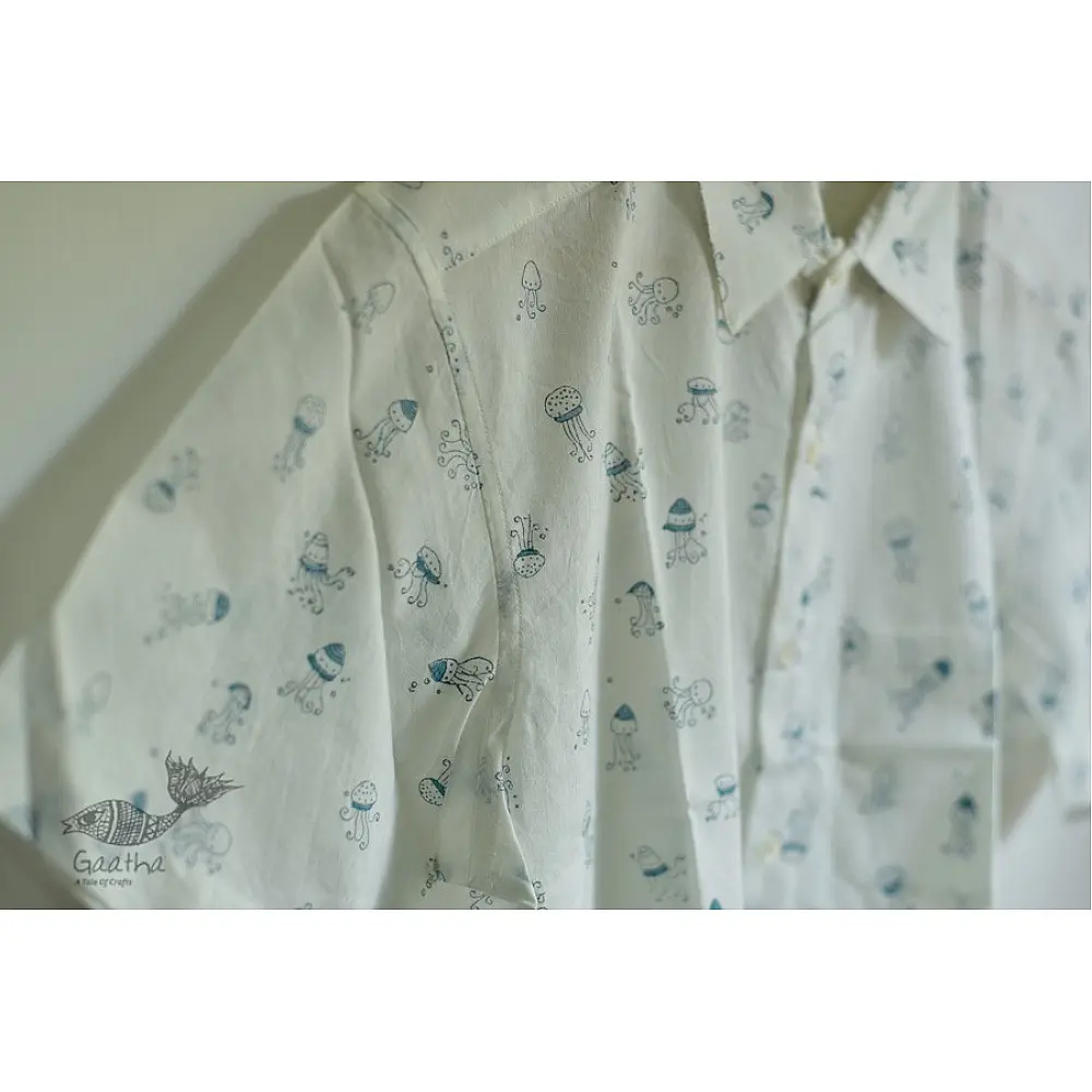 Sing of Spring ✯ Sanganeri ✯ Cotton Half Sleeve Shirt ✯ 24