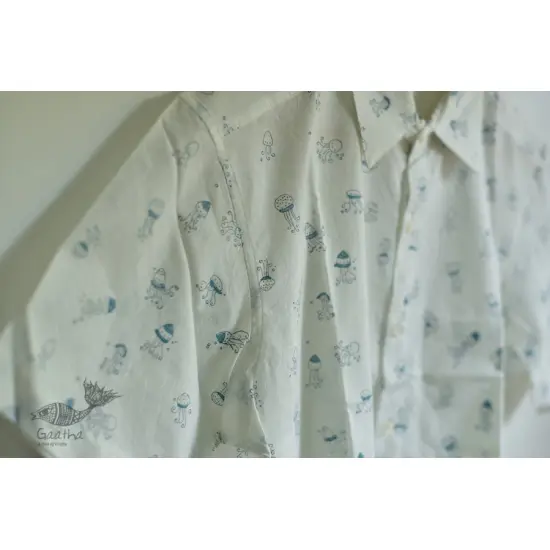 Sing of Spring ✯ Sanganeri ✯ Cotton Half Sleeve Shirt ✯ 24