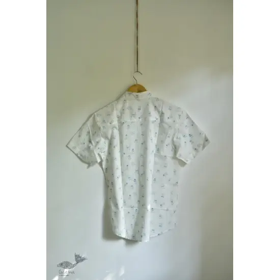 Sing of Spring ✯ Sanganeri ✯ Cotton Half Sleeve Shirt ✯ 24