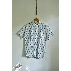 Summer Love | Sanganeri Cotton Half Sleeve Shirt | Mehrab design