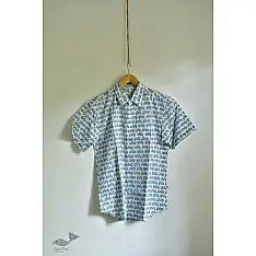 Summer Love | Sanganeri Cotton Half Sleeve Shirt | Scooter