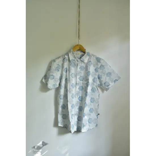 Sing of Spring ✯ Sanganeri ✯ Cotton Half Sleeve Shirt ✯ 32