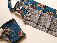 Be safe & stylish ✜ Cotton Two Layered Mask ( Set of 2 | Adjustable Button ) ✜ 14