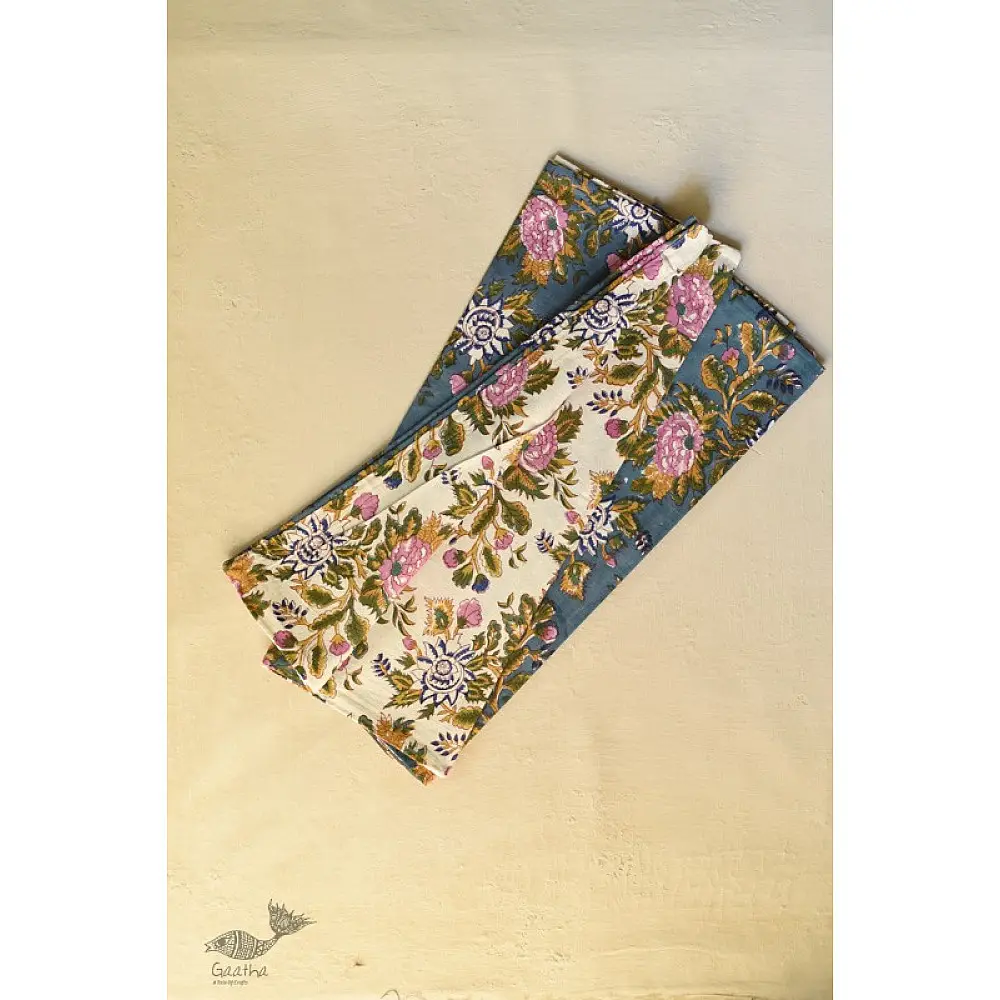 shop Sanganeri Hand block Printed Bedsheet