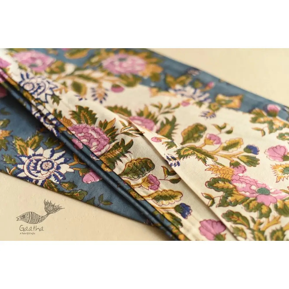 shop Sanganeri Hand block Printed Bedsheet