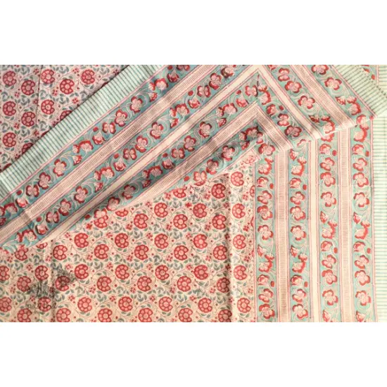 shop Sanganeri Hand block Printed Bedsheet