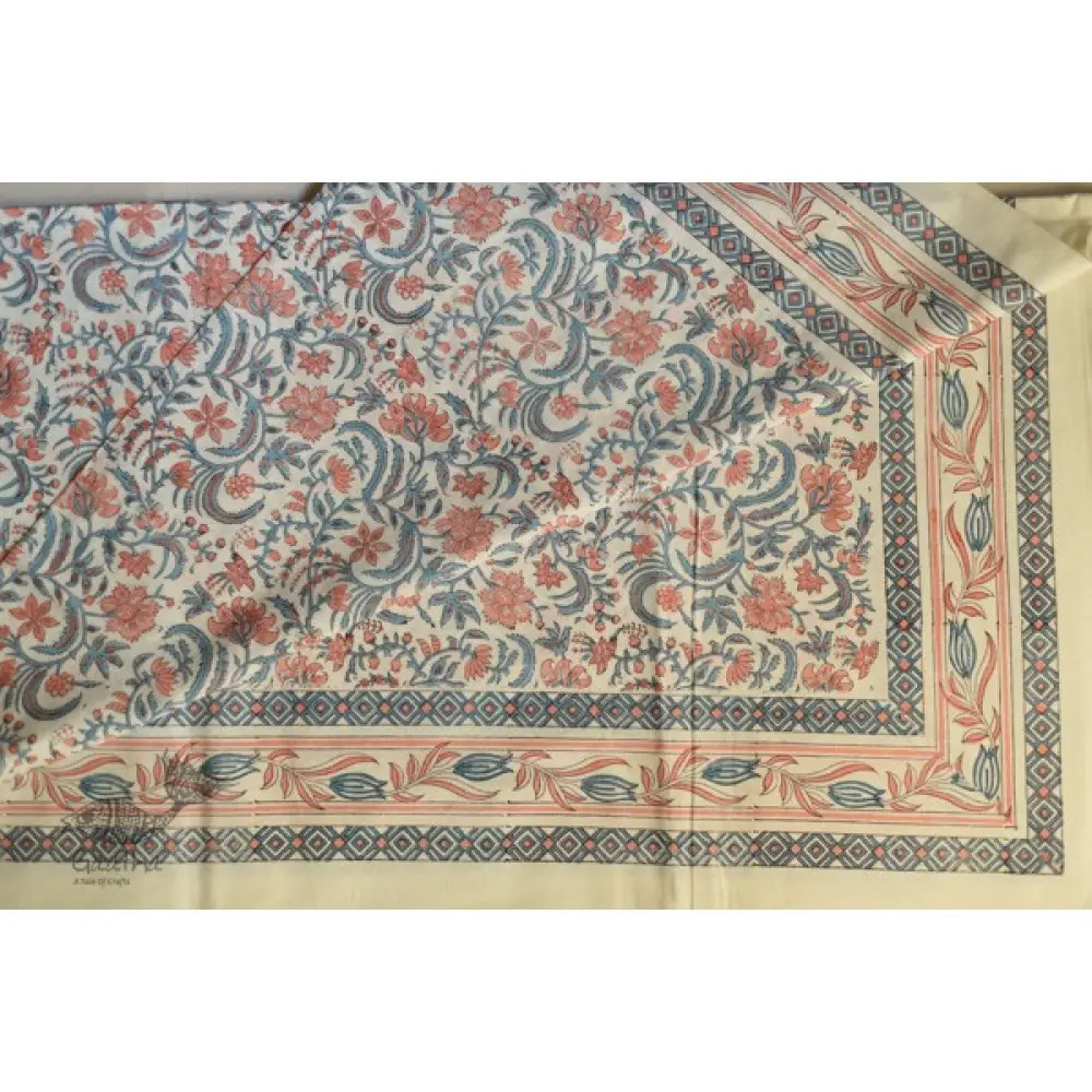 shop Sanganeri Hand block Printed Bedsheet