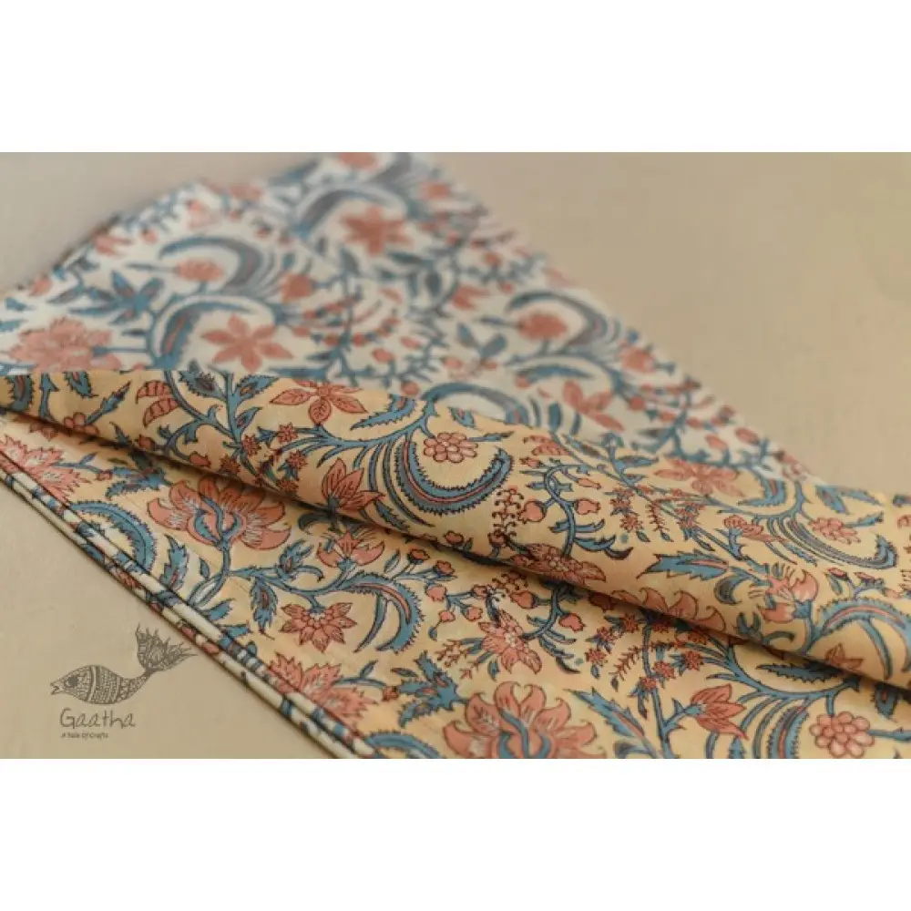 shop Sanganeri Hand block Printed Bedsheet