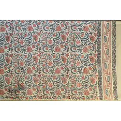 Landscapes Under My Roof | Sanganeri Handblock Printed Double Bedsheet  with Pillow Covers- K