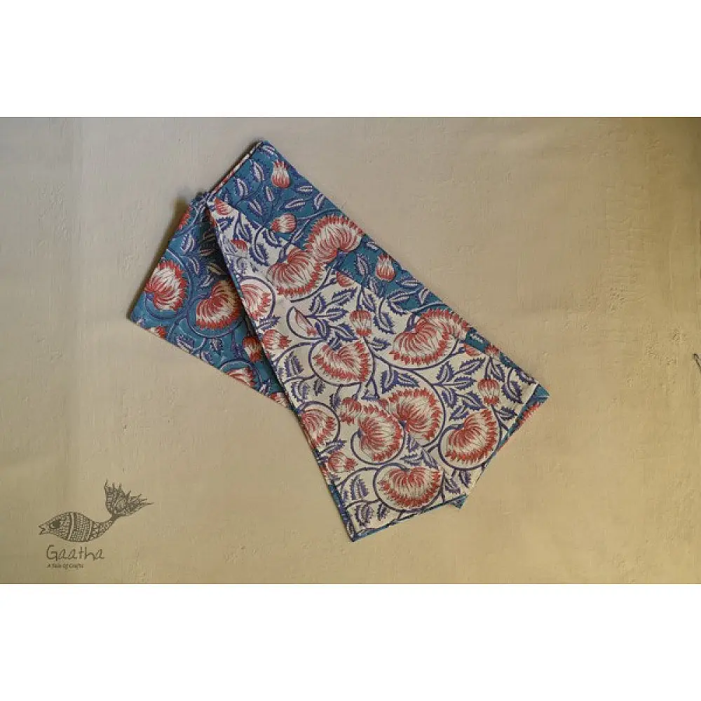 shop Sanganeri Hand block Printed Bedsheet