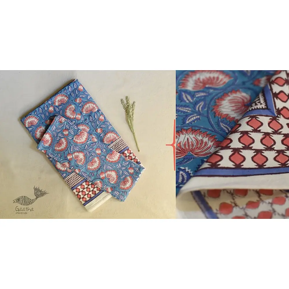 shop Sanganeri Hand block Printed Bedsheet