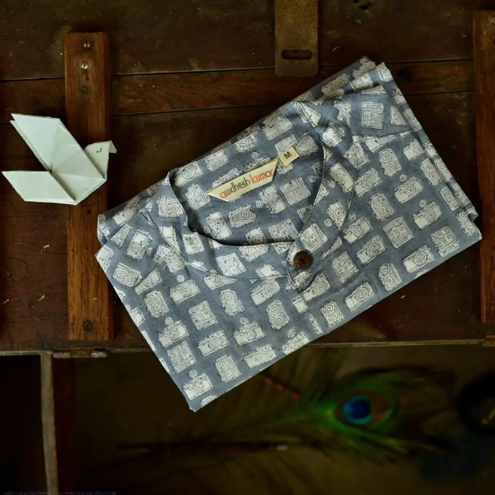 Sing of Spring ✯ Sanganeri ✯ Cotton Full Shirt ✯ 12