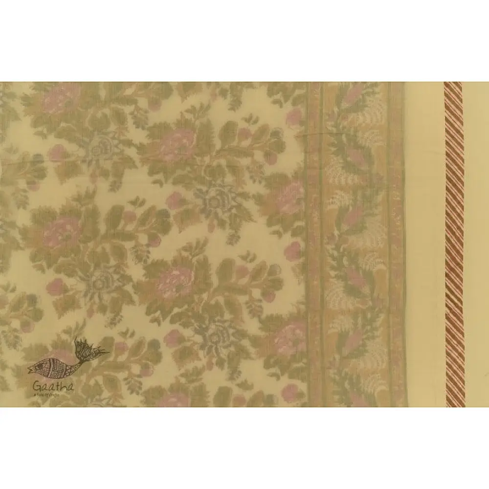 shop Dohar Double Side Hand Block Printed Mul Cotton