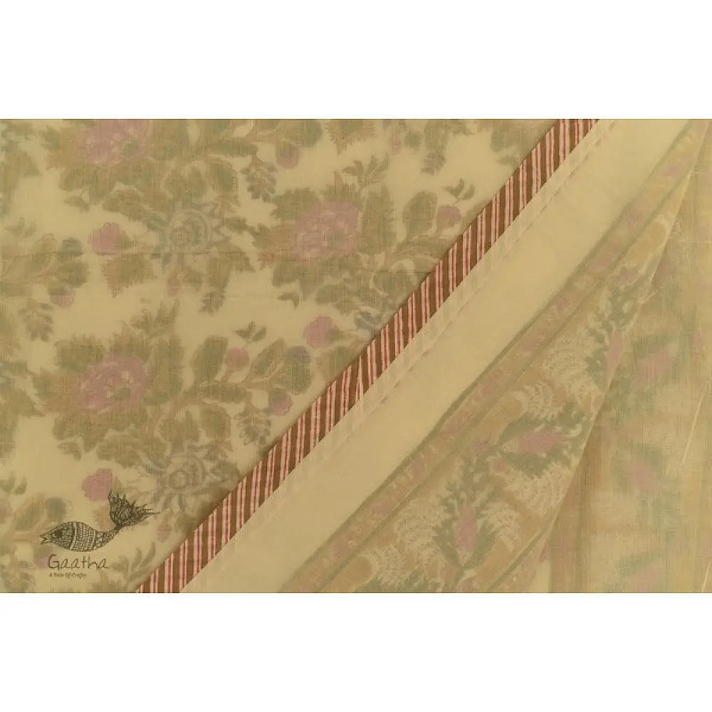 shop Dohar Double Side Hand Block Printed Mul Cotton