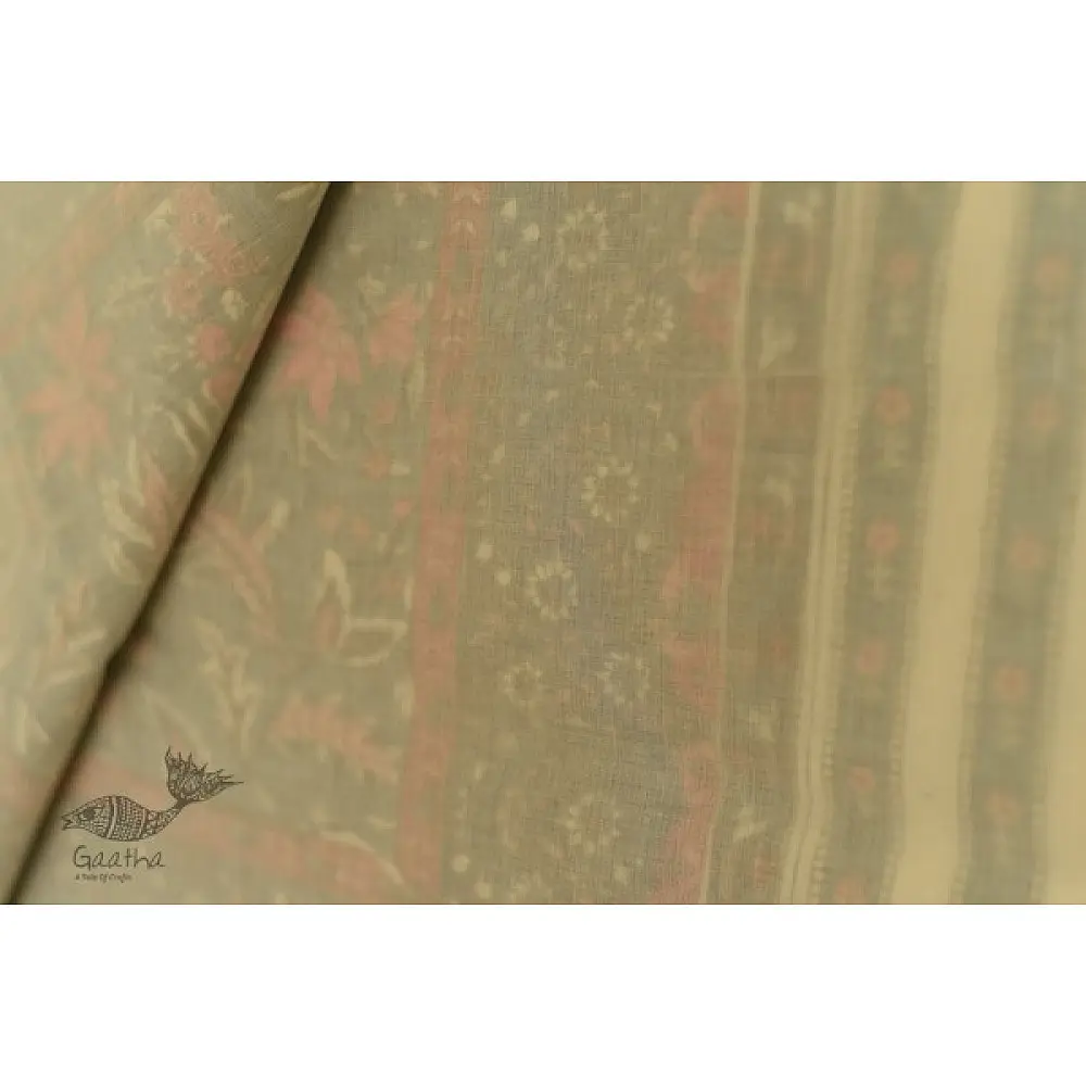 shop Dohar Double Side Hand Block Printed Mul Cotton
