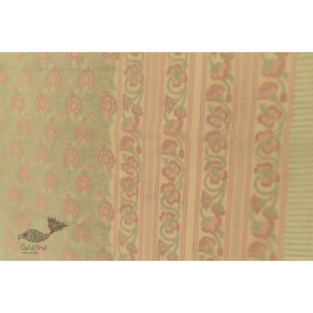 shop Dohar Double Side Hand Block Printed Mul Cotton