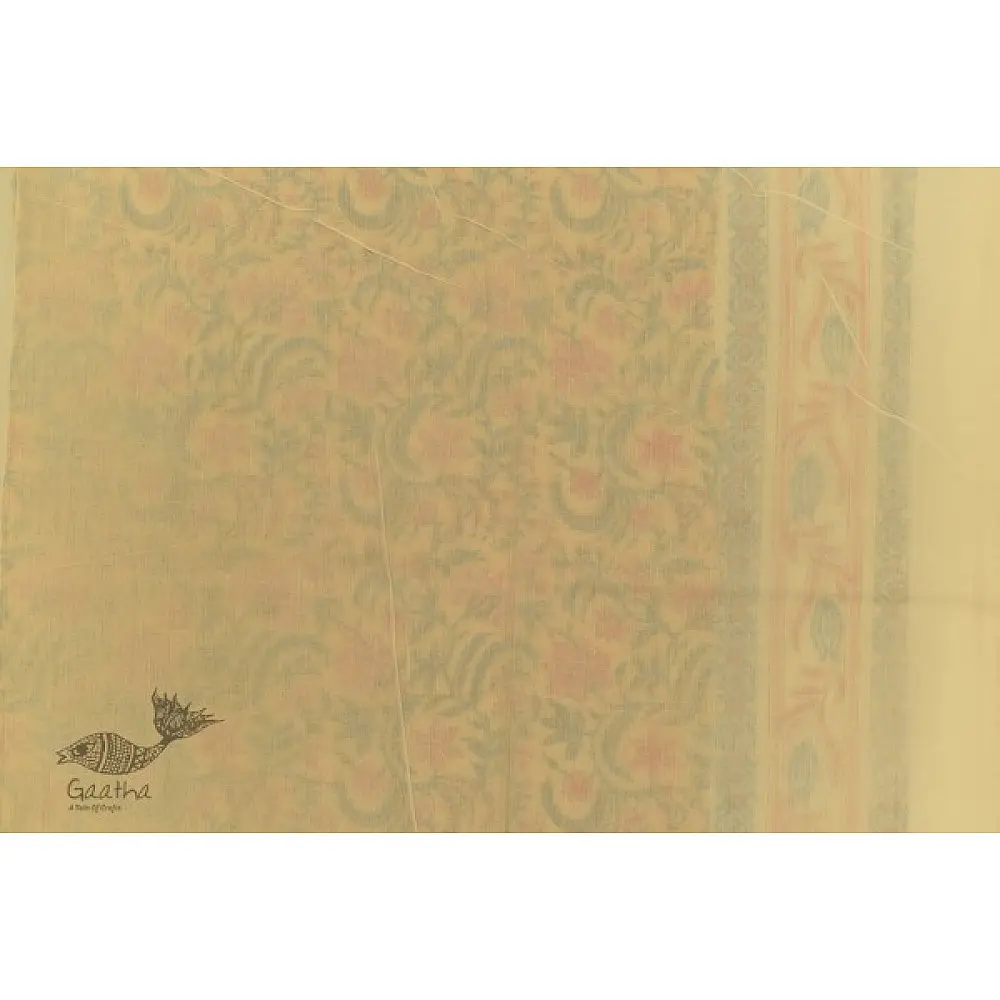 shop Dohar Double Side Hand Block Printed Mul Cotton