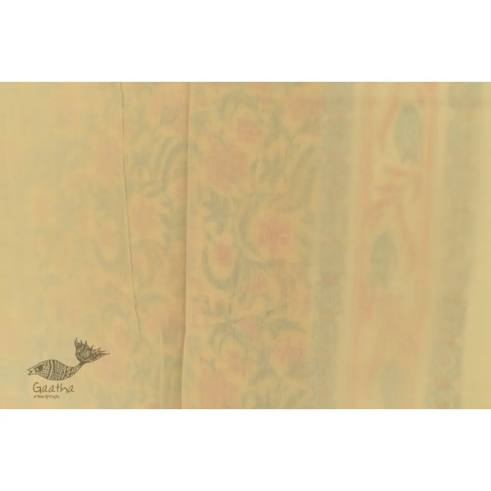 shop Dohar Double Side Hand Block Printed Mul Cotton