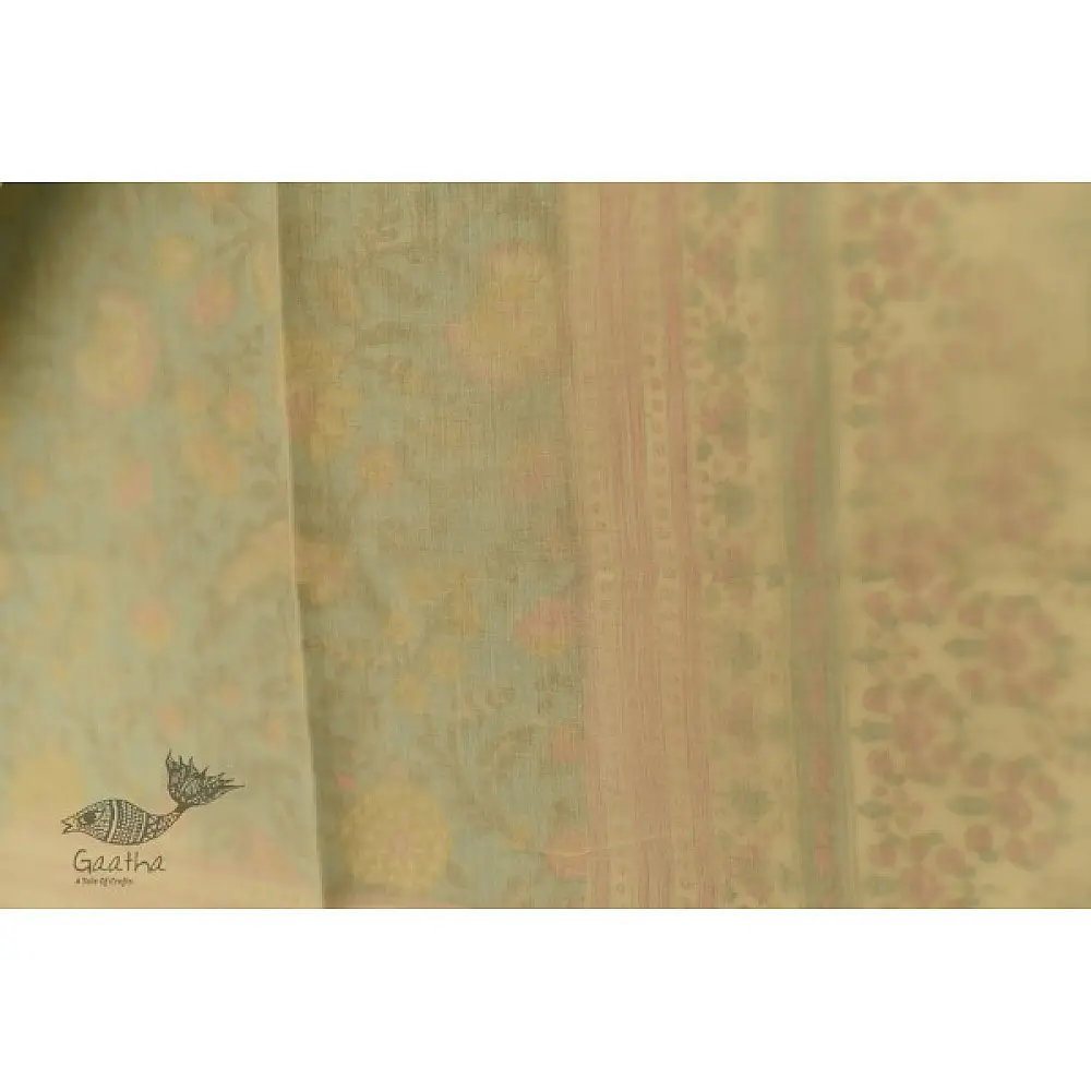 shop Dohar Double Side Hand Block Printed Mul Cotton