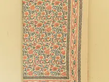 Slumberland | Sanganeri Hand Block Printed Flannel with Cotton Filling - Double Bed ( 90" x 108")