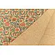 shop Sanganeri Hand Block Printed Flannel with Cotton Filling - Double Bed