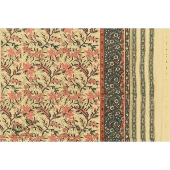 shop Sanganeri Hand Block Printed Flannel with Cotton Filling - Single Bed