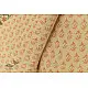 shop Sanganeri Hand Block Printed Flannel with Cotton Filling - Double Bed