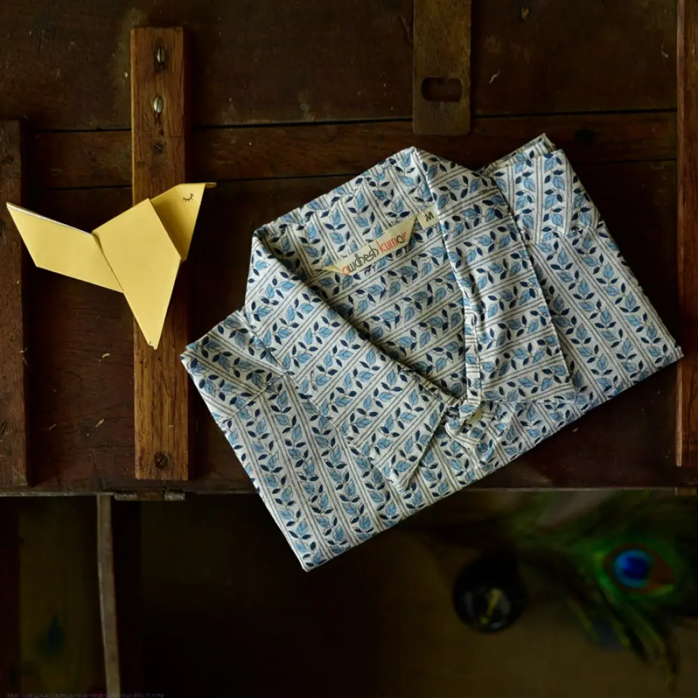 Sing of Spring ✯ Sanganeri ✯ Cotton Half Sleeve Shirt ✯ 22