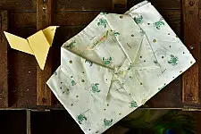 Summer Love | Sanganeri Cotton Half Sleeve Shirt | Crab
