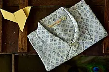 Summer Love | Sanganeri Cotton Half Sleeve Shirt | Small Buti