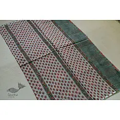 Kumudini . कुमुदिनी | Sanganeri Block Flower Prints - Kota Cotton Saree 